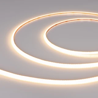 Фото #1 товара Светодиодная лента герметичная MICROLED-SEW-M320-3mm 24V Warm3500 (6 W/m, IP65, 5m) (Arlight, CRI>90)