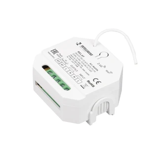 Фото #1 товара INTELLIGENT ARLIGHT Релейный модуль SMART-701-72-WTI-WTO-PS-IN  (230V, 1x15A, TUYA Wi-Fi, 2.4G) (IARL, IP20 Пластик, 5 лет)