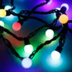 Светодиодная гирлянда ARD-BALL-PRO-D17.5-20000-BLACK-200LED RGB (230V, 14W) (Ardecoled, IP65)