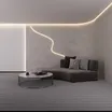 Светодиодная лента герметичная AURORA-PS-A120-12x6mm 24V Azure (10 W/m, IP65, 2835, 5m) (Arlight, Силикон)