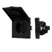 Механизм розетки влагозащищённый SCT-NOBE-MCP-SFPL-BK (230V, 16A) (Arlight, Черный оникс)