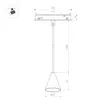 Светильник MAG-ORIENT-CONE-HANG-7W Warm3000 (BK, 40 deg, 48V) (Arlight, IP20 Металл, 3 года)