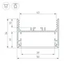 Профиль SL-LINE-5035-2000 ANOD (Arlight, Алюминий)