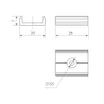 Держатель ARL-MOONLIGHT-1516-CLIP CLEAR (Arlight, Пластик)