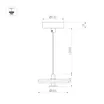 Светильник SP-KOTARO-R350-12W Warm2700 (BG-BG, 36 deg, 230V, TRIAC) (Arlight, IP20)