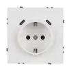 Механизм розетки с USB зарядкой SCT-NOBE-MUCC-SFPL-WH (230V, 16A) (Arlight, -)