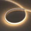 Светодиодная лента герметичная MOONLIGHT-TOP-X320-11x7mm 24V Warm3000 (10 W/m, IP65, CSP, 5m, wire x2) (Arlight, Силикон)