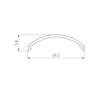 Экран ARH-KANT-H16-2000 Round Clear-PM (Arlight, Пластик)