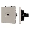 Механизм HDMI розетки SCT-NOBE-MHD1-SFPL-CA (Arlight, Кашемир)