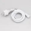 Шнур питания ARD-CLASSIC-ICEFALL-1.5M White (230V) (Ardecoled, Закрытый)