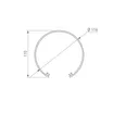 Экран SL-ROUND-D120-2000 OPAL (Arlight, Пластик)