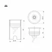 Светильник KT-AQUA-R45-3W White6000 (SL, 45 deg, 12V) (Arlight, Герметичный)