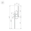 Профиль PLINTUS-FANTOM-BENT-H35-SIDE-2000 BLACK (Arlight, Алюминий)