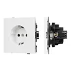 Механизм электрической розетки SCT-TENDO-MEU1-PL-WH (230V, 16A) (Arlight, Белый)