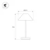 Светильник настольный SP-BAGLIORE-3.2W Warm2700 (Черный, 280 deg, 5V) (Arlight, IP54 Металл, 2 года)