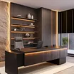 Профиль LINE-2308-F-2000 ANOD BROWN DEEP (Arlight, Алюминий)
