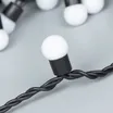 Светодиодная гирлянда ARD-BALL-CLASSIC-D17.5-20000-BLACK-200LED RGB (230V, 14W) (Ardecoled, IP65)