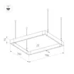 Светильник ALT-LINEAIR-QUADRAT-FLAT-UPDOWN-DIM-785-110W Day4000 (BK, 100 deg, 230V) (Arlight, IP20 Металл, 3 года)