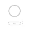 Насадка овалорисующая LGD-DIAFILM-OVAL-LENS-R44 (WH) (Arlight, Металл)
