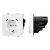 Механизм розетки с USB зарядкой SCT-NOBE-MUCC-SFPL-WH (230V, 16A) (Arlight, -)