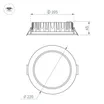 Светильник MS-MIST-BUILT-R220-30W Day4000 (WH, 110 deg, 230V) (Arlight, IP54 Металл, 5 лет)