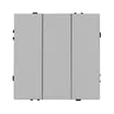 ARL NOBE Выключатель 3 кл софт-тач никель SWT-MK03-SFPL-IS (250V, 10A) (Arlight, -)