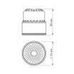 Светодиодный модуль SP-POLO-15W White 40deg (2-3) (Arlight, Металл)