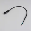 Коннектор питания ARL-WAVE-0612-RGB-CON-POWER-MALE-BLK (Arlight, IP67 Пластик, 3 года)