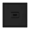 Механизм HDMI розетки SCT-NOBE-MHD1-SFPL-BK (Arlight, Черный оникс)