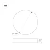 Светильник SP-PLATO-R1200-145W Warm3000 (WH, 120 deg, 230V) (Arlight, IP20 Металл, 5 лет)