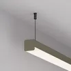 Профиль с экраном LINE-D-3030-2000 SQUARE OLIVE GREY+OPAL  (Arlight, Алюминий)