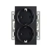 Механизм электрической розетки SCT-MEUD-PL-BK (250V, 16A) (Arlight, -)