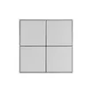 INTELLIGENT ARLIGHT Кнопочная панель KNX-304-23-IN Silver (BUS, Frame) (IARL, IP20 Металл, 2 года)