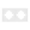 Рамка пластиковая FRM-TENDO-SFPL-2-WH (Arlight, Матовый белый)