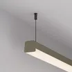 Профиль с экраном LINE-D-3734-2000 TETRA OLIVE GREY+OPAL  (Arlight, Алюминий)