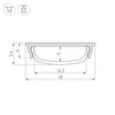 Профиль ARH-BENT-W18-2000 ANOD BLACK (Arlight, Алюминий)