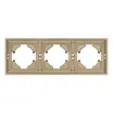 Рамка пластиковая FRM-TENDO-SFPL-3-GD (Arlight, Матовый песочный)