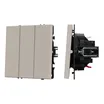 Механизм выключателя трехклавишный непроходной SWT-NOBE-MK03-SFPL-CA (230V, 10A) (Arlight, Кашемир)