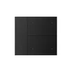 INTELLIGENT ARLIGHT Накладка панели KNX-23-3G-SUF Black (Backlightless) (IARL, IP20 Металл, 2 года)