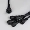 Коннектор питания ARD-CLASSIC-SYNC-RGB Black (230V, 5 ports) (Ardecoled, Закрытый)