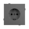 Механизм электрической розетки SCT-TENDO-MEU1-SFPL-GR (230V, 16A) (Arlight, Матовый графитовый)