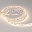 Светодиодная лента RT-A128-8mm 24V Warm3000 (9.6 W/m, IP20, 2835, 5m) (Arlight, высок.эфф.150 лм/Вт)