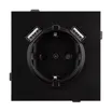 Механизм розетки с USB зарядкой SCT-TENDO-MUAA-PL-BK (230V, 16A) (Arlight, Черный)