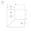Соединитель профиля ROUND-D36-360-90 BLACK (Arlight, Металл)
