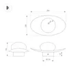 Светильник SP-PERLEN-WALL-L350-6W Warm3200-MIX (BK, 150 deg, 230V, TOUCH-DIM) (Arlight, IP20 Металл, 5 лет)
