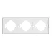 Рамка пластиковая FRM-TENDO-PL-3-WH (Arlight, Белый)