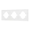 Рамка пластиковая FRM-TENDO-SFPL-3-WH (Arlight, Матовый белый)