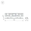 Экран линзованный SL-LINE-W20-55deg-540 (Arlight, Пластик)