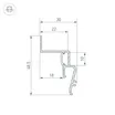 Профиль STRETCH-SHADOW-2000 BLACK (A2-CONTOUR-PRO) (Arlight, Алюминий)