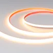 Светодиодная лента герметичная COB-PSW-X480-8mm 24V Warm2400 (6 W/m, IP67, TWP100, 5m) (Arlight, CRI>90)